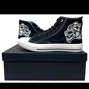 Darc Sport Black and White Athletic Shoes